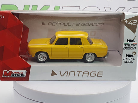 Renault 8 Gordini MondoMotors 1/43 Giallo 1964 - RikiToys - MondoMotors