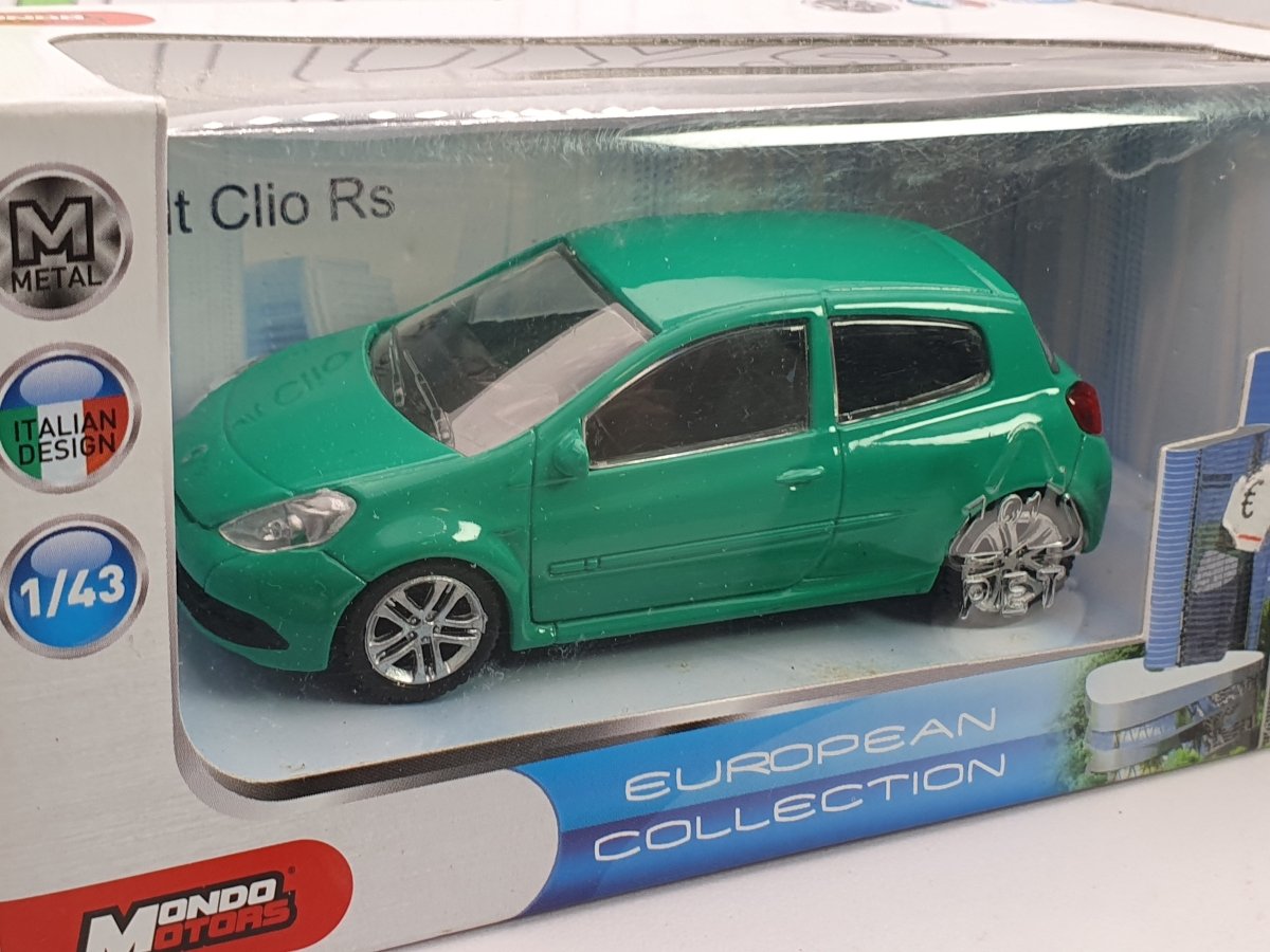 Renault Clio RS MondoMotors 1/43 Verde - RikiToys - MondoMotors
