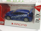 Renault Megane Trophy MondoMotors 1/43 Blu - RikiToys - MondoMotors