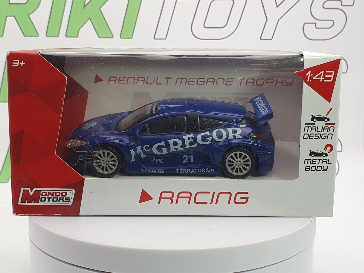 Renault Megane Trophy MondoMotors 1/43 Blu - RikiToys - MondoMotors