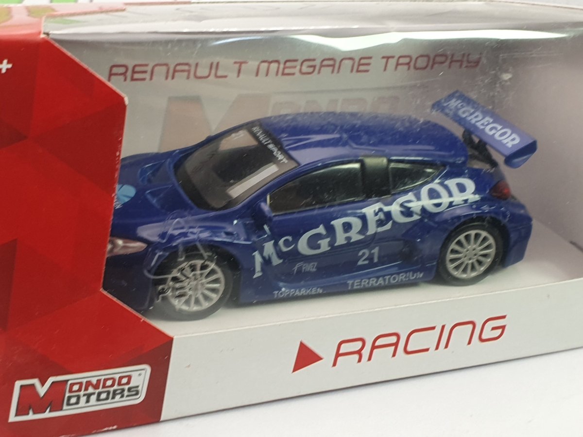 Renault Megane Trophy MondoMotors 1/43 Blu - RikiToys - MondoMotors