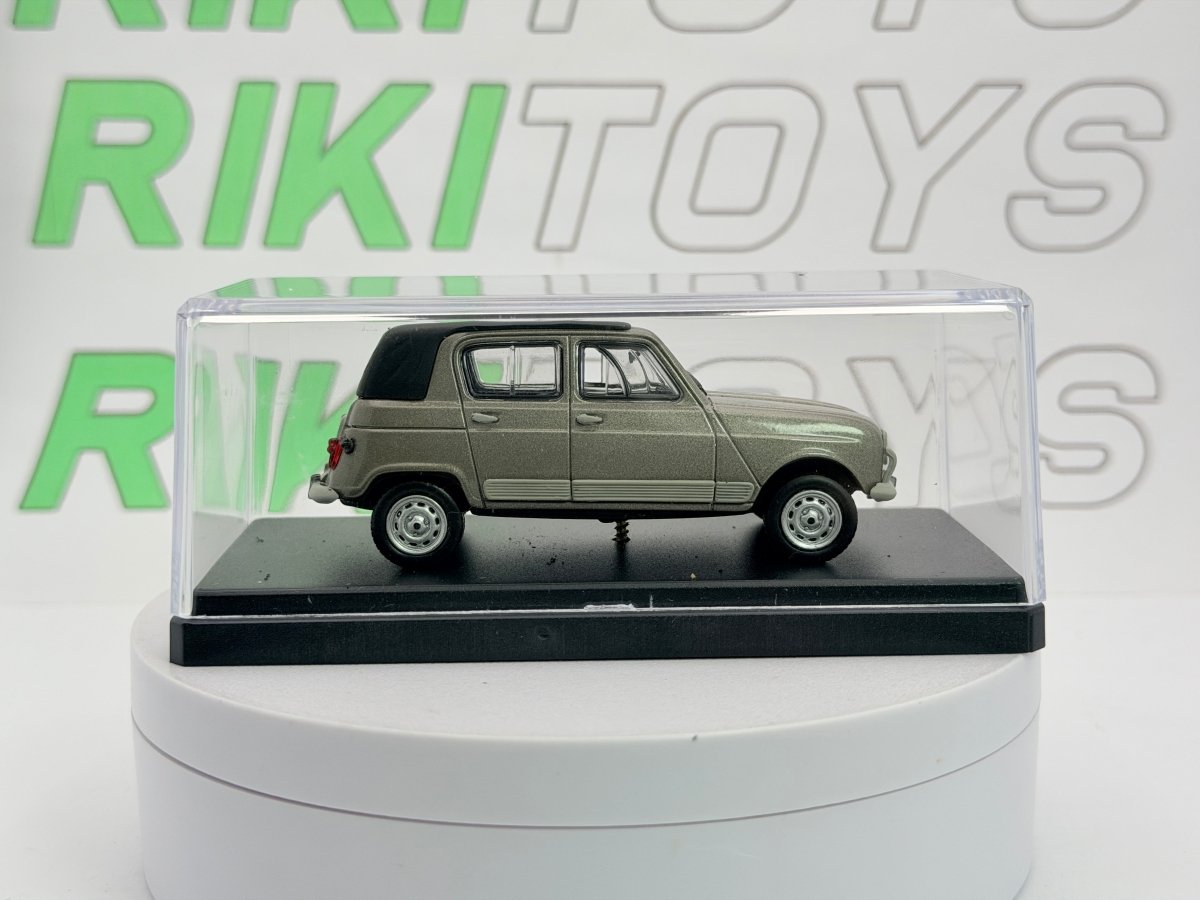 Renault R 4 Heuliez Edicola 1/43 Grigio metallizzato 1981 - RikiToys - Edicola