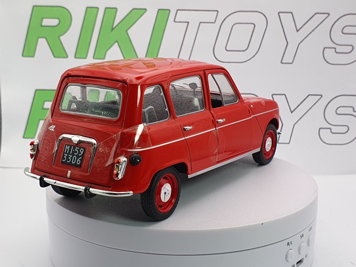 Renault R4 Leo Models 1/24 Rosso - RikiToys - Leo Models#
