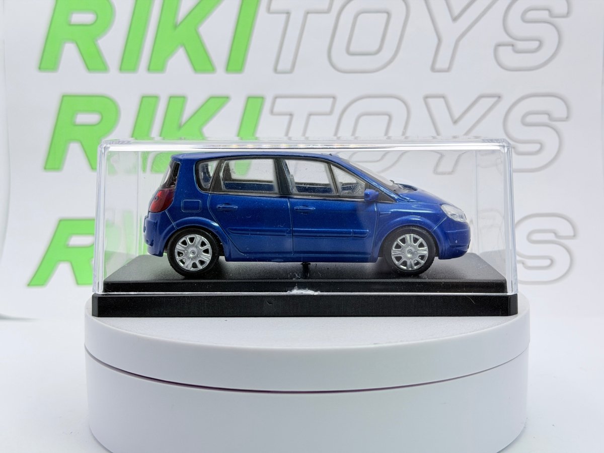 Renault Scenic 2 New Ray 1/43 Blu metallizzato 2004 - RikiToys - New Ray