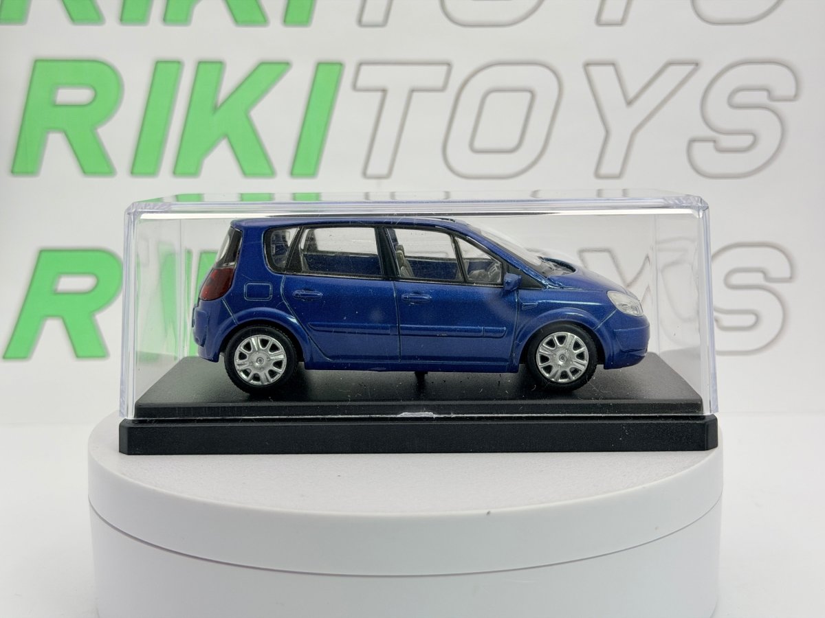 Renault Scenic 2a Serie New Ray 1/43 Blu metallizzato 2005 - RikiToys - New Ray