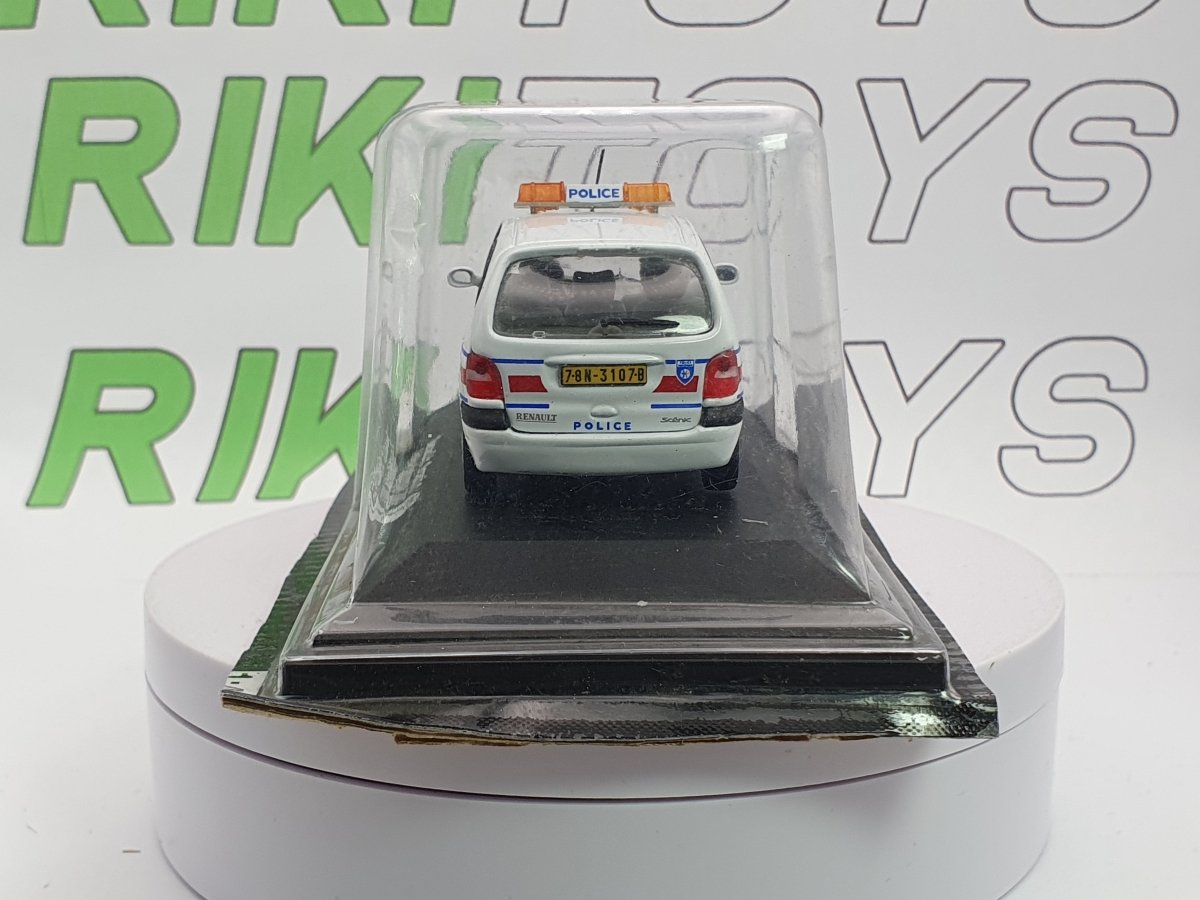 Renault Scenic Police Nationale Edicola 1/43 Bianco 2002 - RikiToys - Edicola