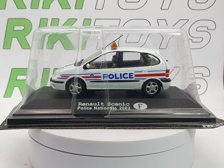 Renault Scenic Police Nationale Edicola 1/43 Bianco 2002 - RikiToys - Edicola