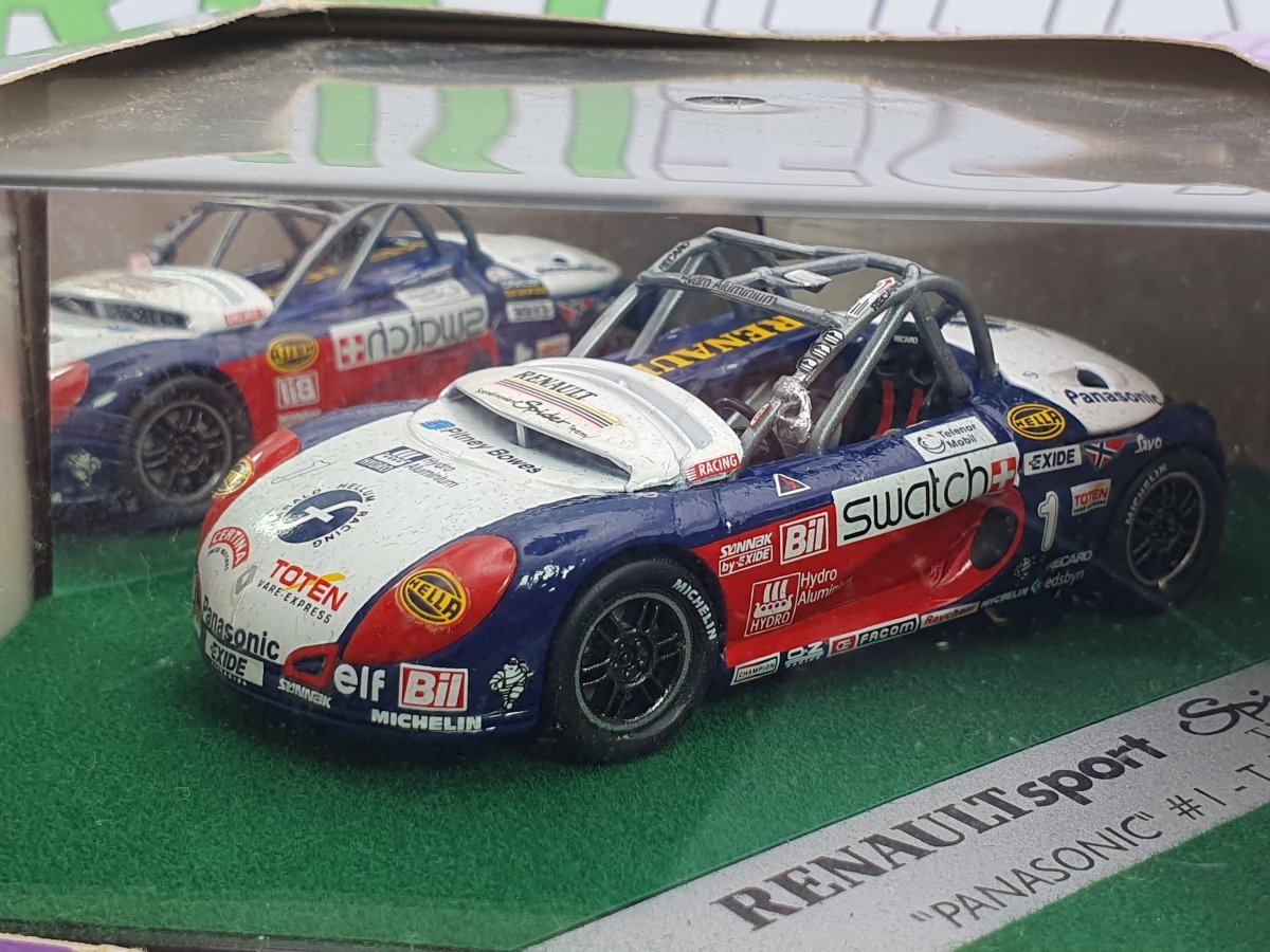 Renault Sport Spider Trofeo Vitesse 1/43 Bianco - RikiToys - Vitesse