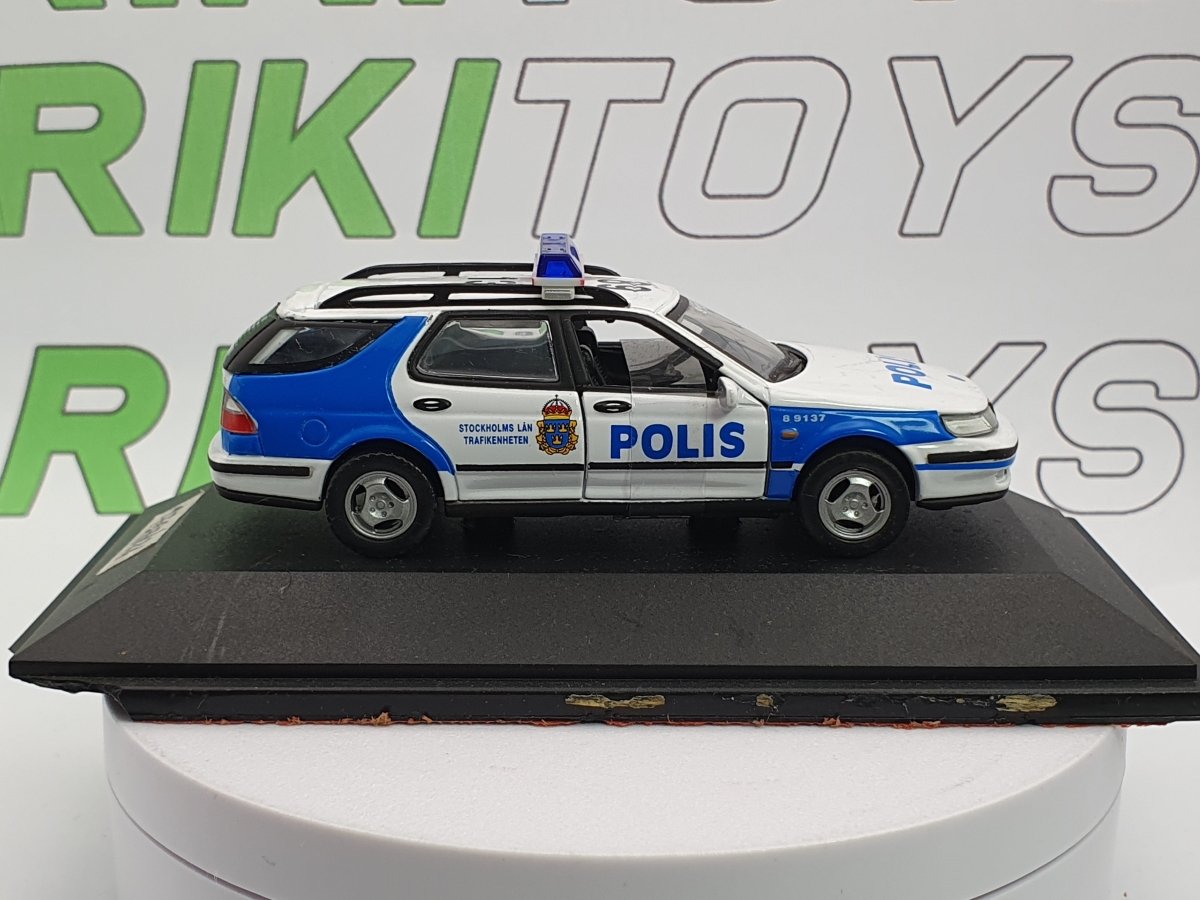 Saab 9 S Station Wagon Edicola 1/43 Bianco 2001 - RikiToys - Edicola