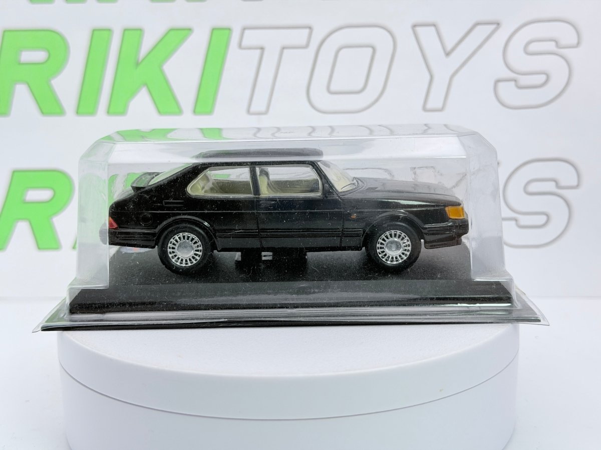 Saab 900 S Del Prado 1/43 Nero 1989 - RikiToys - Del Prado