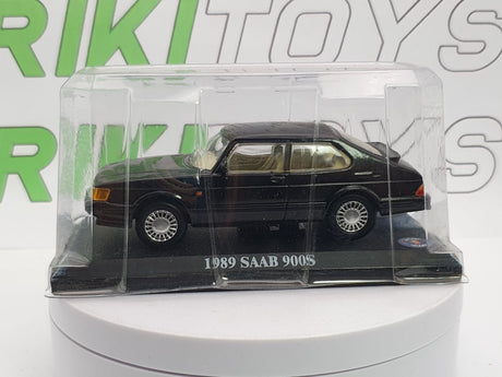 Saab 900S Del Prado 1/43 Nero 1987 - RikiToys - Del Prado