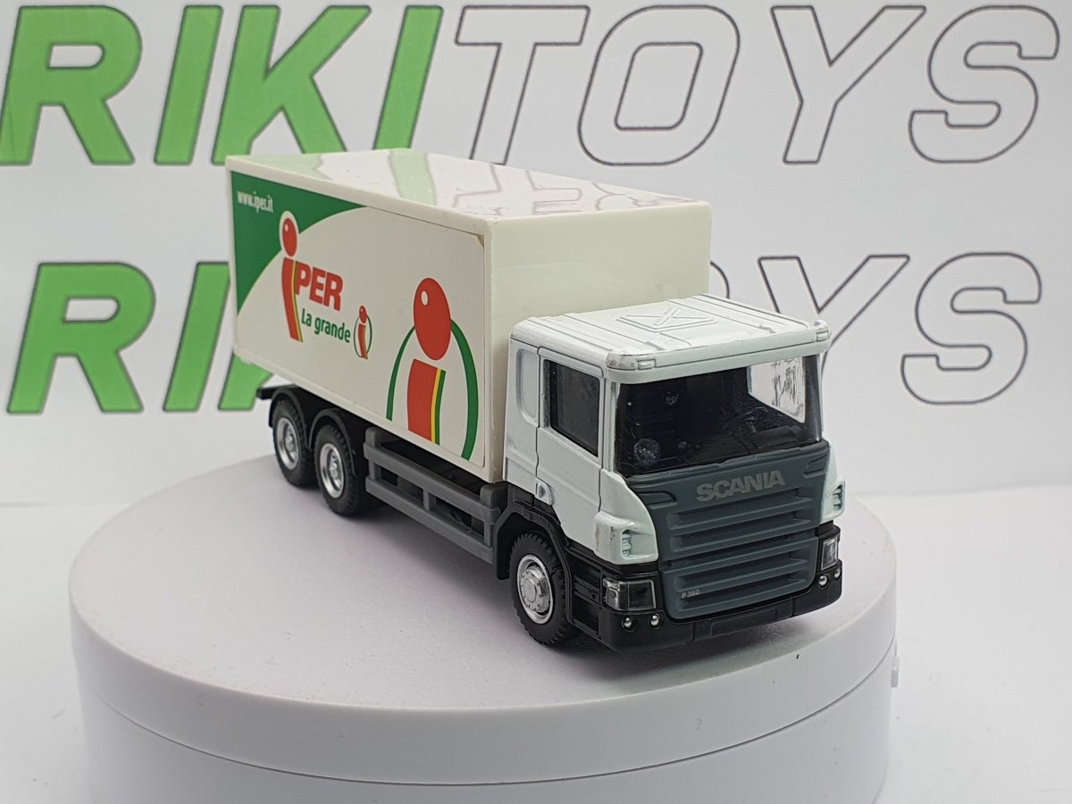 Scania 3 Assi RMZ City 1/60 Bianco - RikiToys - RMZ City#
