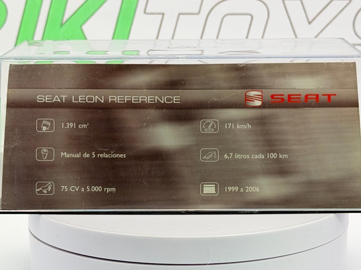 Seat Leon Edicola 1/43 Blu - RikiToys - Edicola