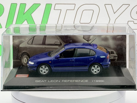 Seat Leon Edicola 1/43 Blu - RikiToys - Edicola