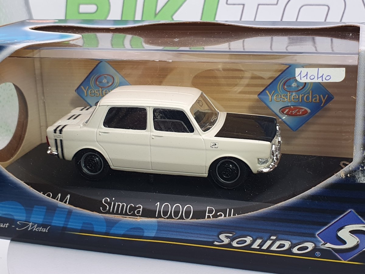 Simca 1000 Rallye 1 Solido 1/43 Bianco - RikiToys - Solido