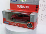 Subaru Impreza WRX Welly 1/38 Rosso - RikiToys - Welly