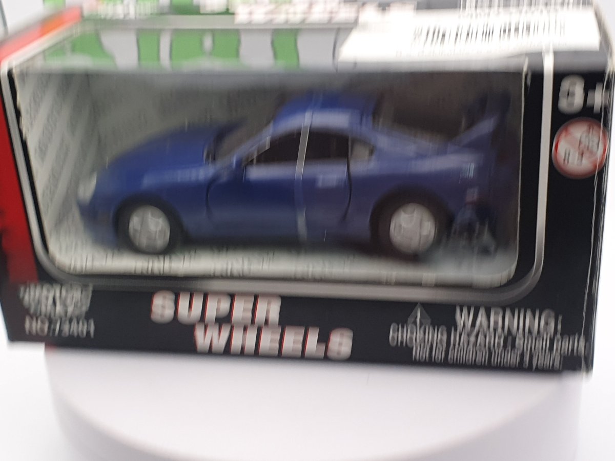 Toyota Supra Motor Max 1/43 Blu - RikiToys - Motor Max