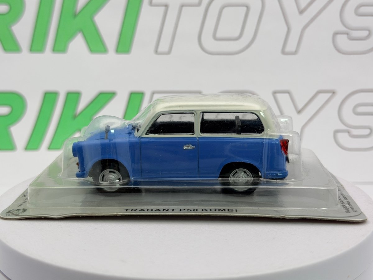 Trabant P 50 Kombi Edicola 1/43 Celeste - RikiToys - Edicola