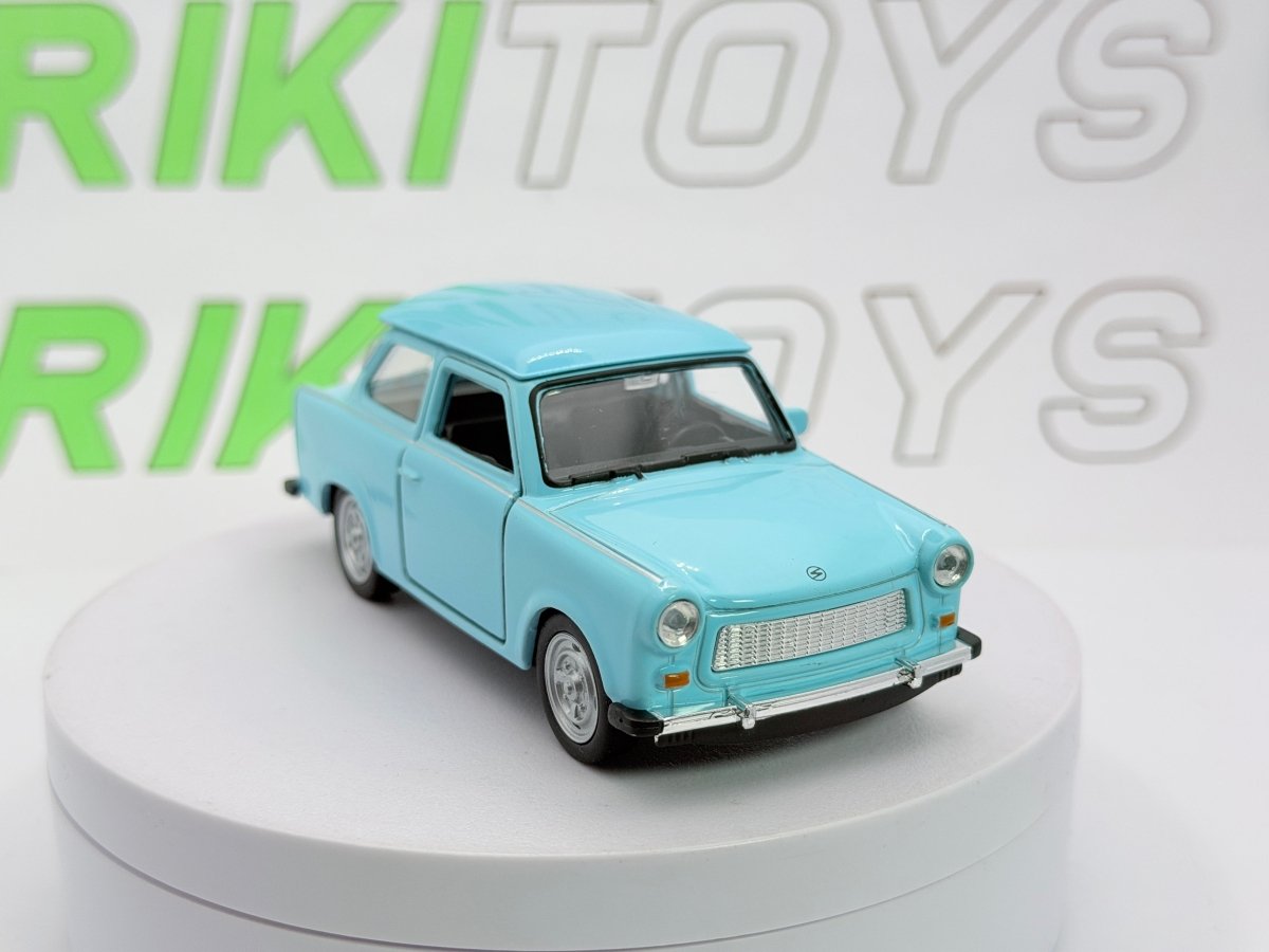 Trabant P 601 Welly 1/35 Azzurro - RikiToys - Welly