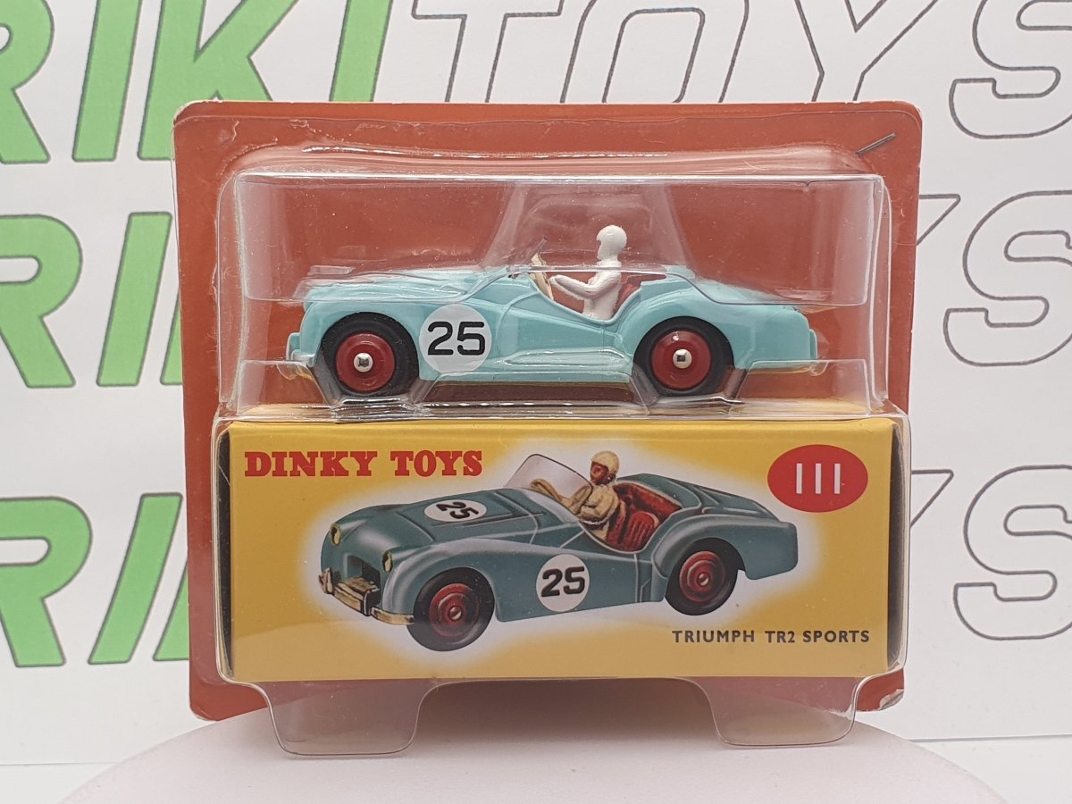 Triumph TR2 Sport Dinky - Atlas 1/43 Verde chiaro 1953 - RikiToys - Dinky - Atlas