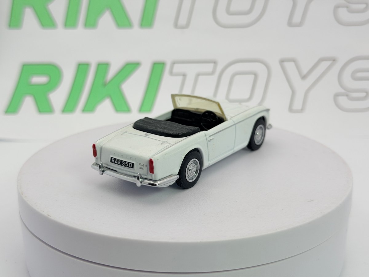 Triumph TR4 a IRS Dinky 1/43 Bianco 1965 - RikiToys - Dinky