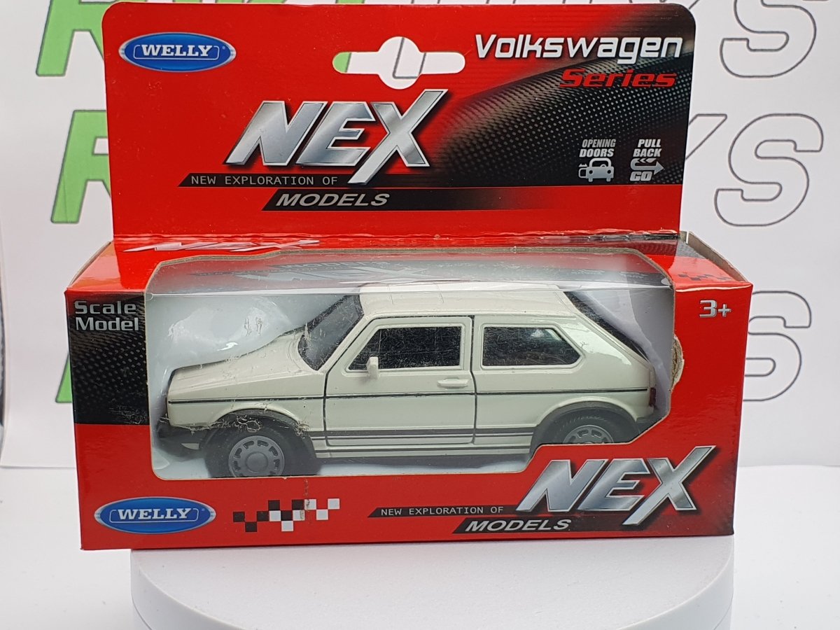 Volkswagen Golf 1 GTI Welly 1/38 Bianco - RikiToys - Welly#