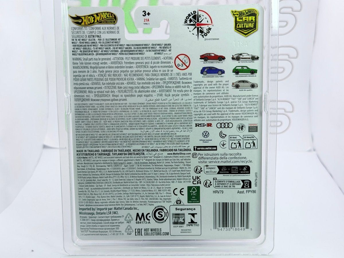 Volkswagen Golf 7 GTI Hot Wheels 1/60 Blu 2012 - RikiToys - Hot Wheels