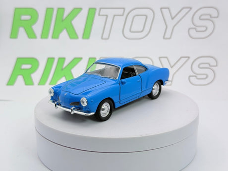 Volkswagen Karmann Ghia Coupé Welly 1/38 Blu - RikiToys - Welly#