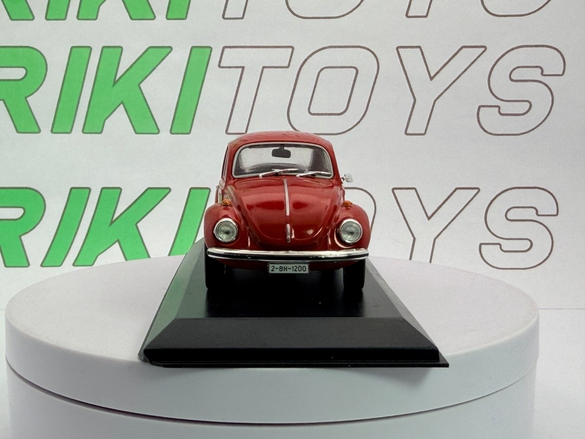 Volkswagen Maggiolino Edicola 1/43 Rosso - RikiToys - Edicola
