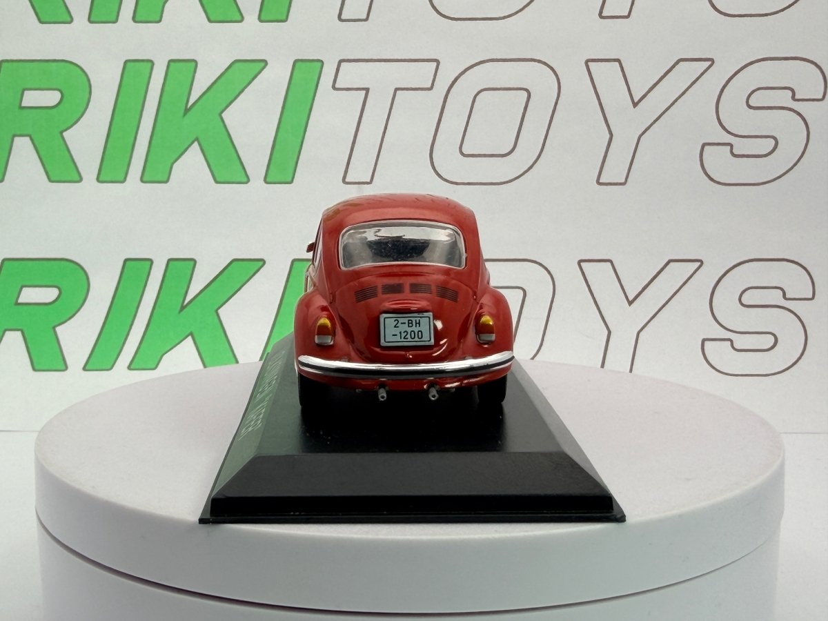 Volkswagen Maggiolino Edicola 1/43 Rosso - RikiToys - Edicola
