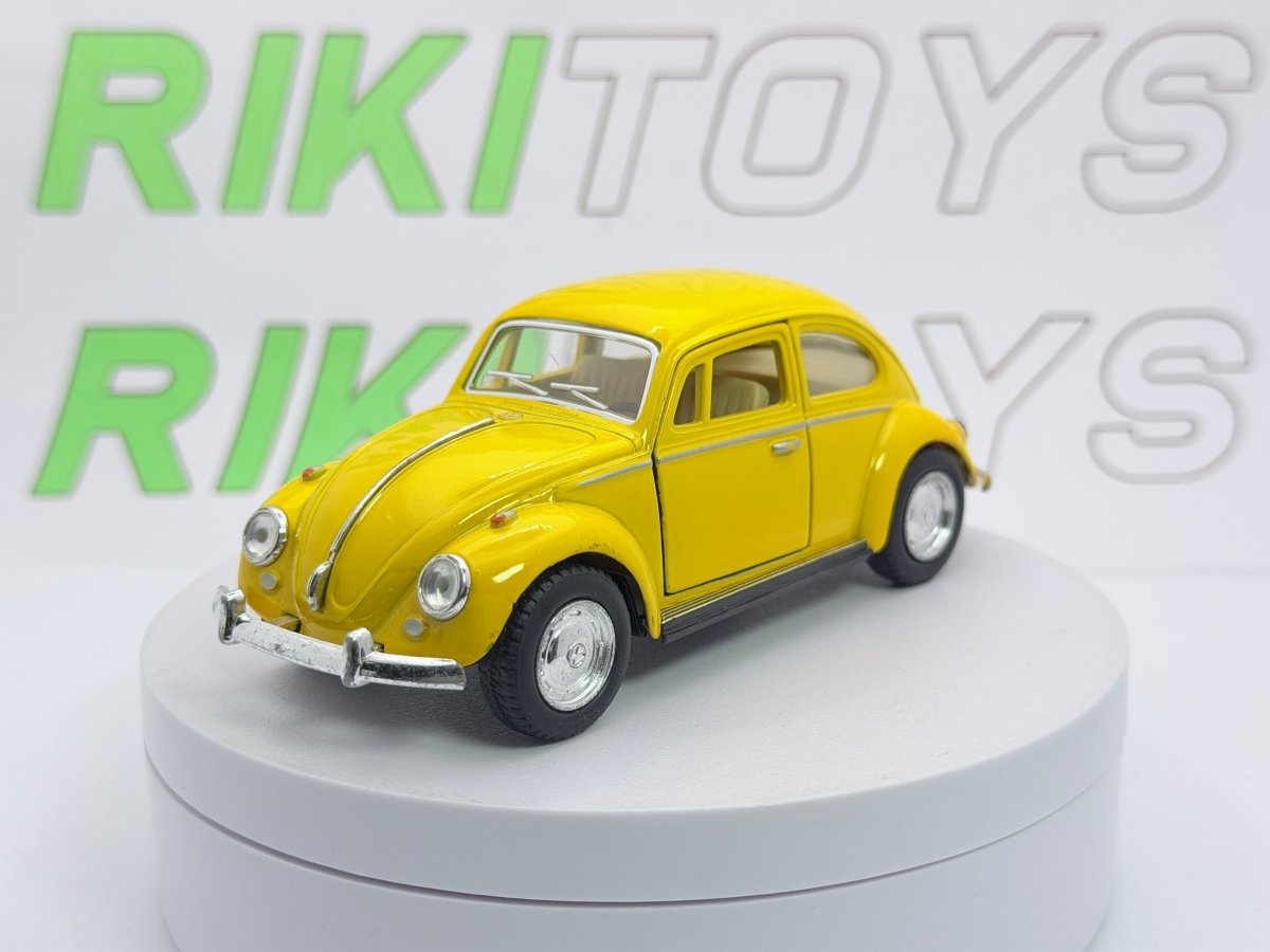 Volkswagen Maggiolino Kinsmart 1/32 Giallo - RikiToys - Kinsmart