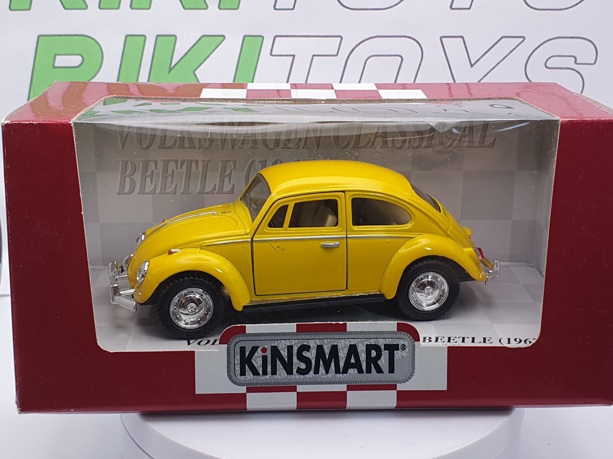 Volkswagen Maggiolino Kinsmart 1/33 Giallo 1967 - RikiToys - Kinsmart