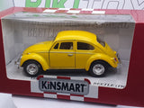 Volkswagen Maggiolino Kinsmart 1/33 Giallo 1967 - RikiToys - Kinsmart