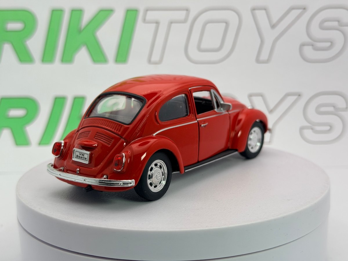 Volkswagen Maggiolino Welly 1/35 Rosso - RikiToys - Welly