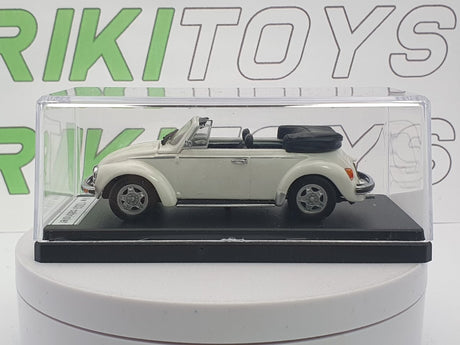 Volkswagen Maggiolone Cabrio Minichamps 1/43 Bianco 1974 - RikiToys - Minichamps
