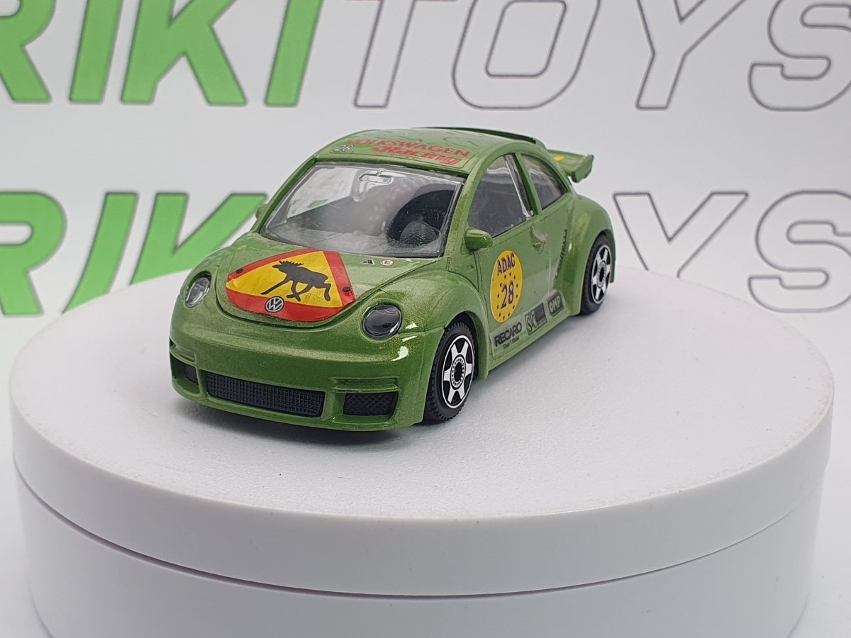 Volkswagen New Beetle Cup Burago 1/43 Verde 1997 - RikiToys - Burago