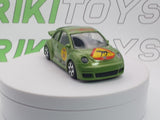 Volkswagen New Beetle Cup Burago 1/43 Verde 1997 - RikiToys - Burago
