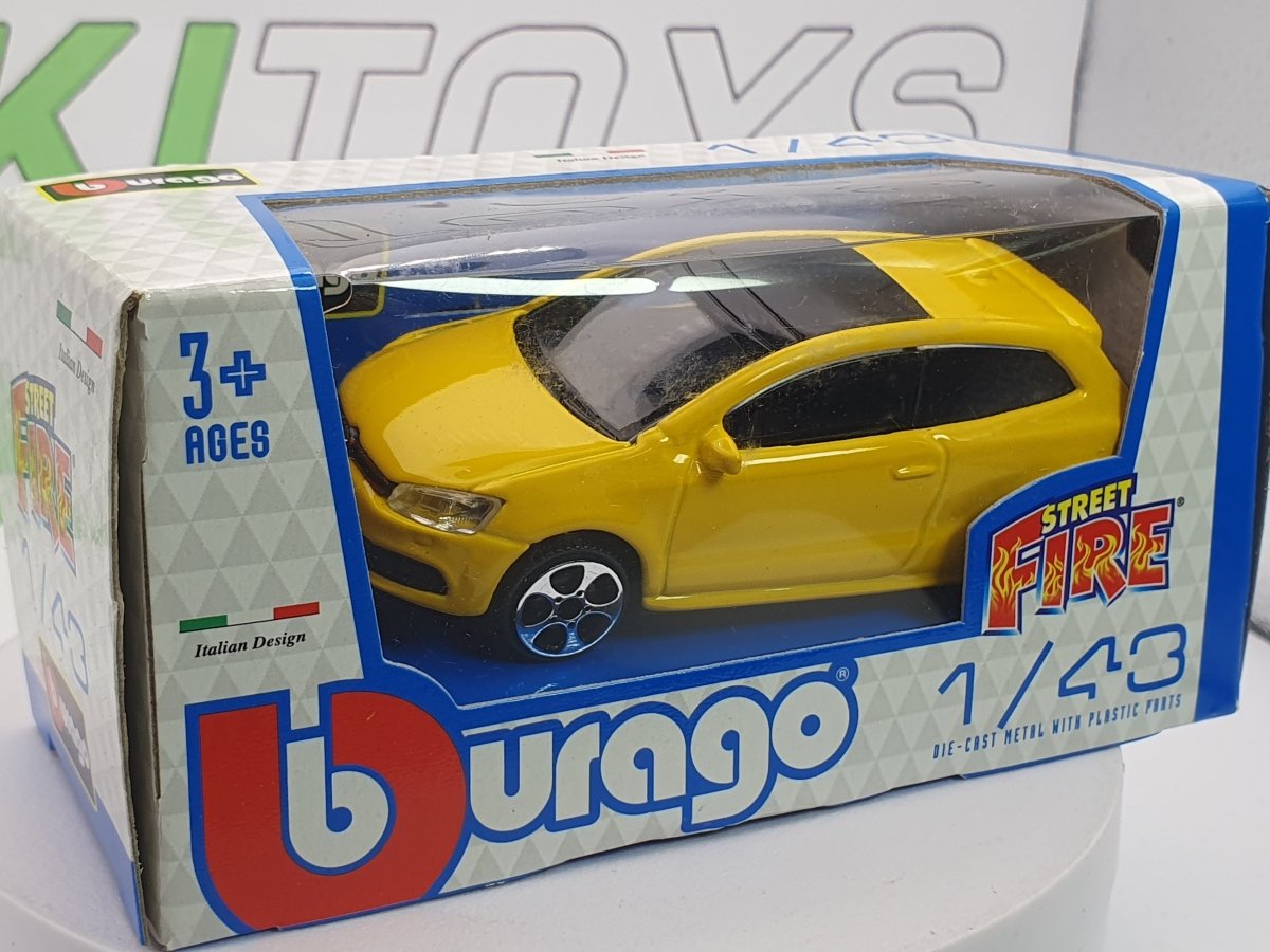 Volkswagen Polo V Burago 1/43 Giallo - RikiToys - Burago