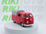 Volkswagen T1 Double Cab Welly 1/40 Rosso - RikiToys - Welly