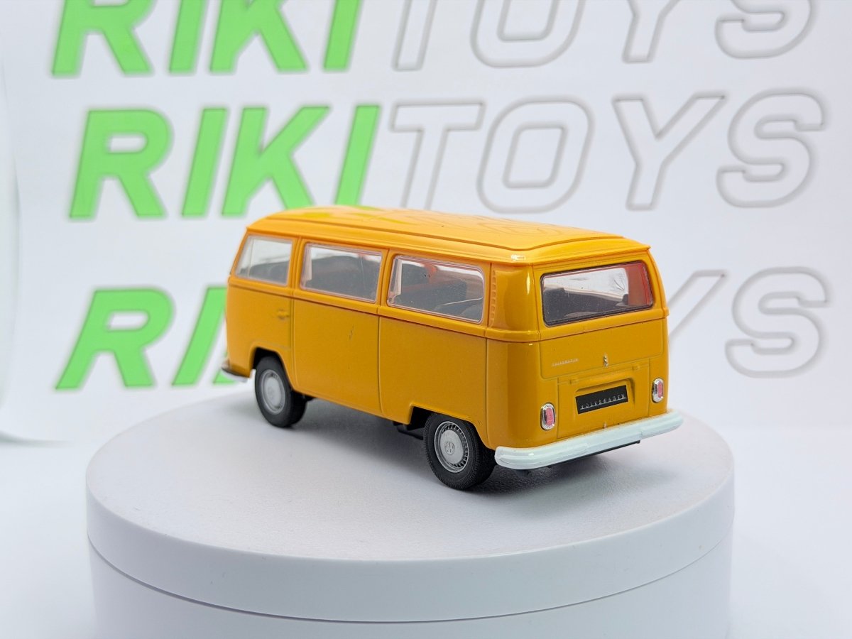 Volkswagen T2 Minibus Welly 1/40 Arancio - RikiToys - Welly