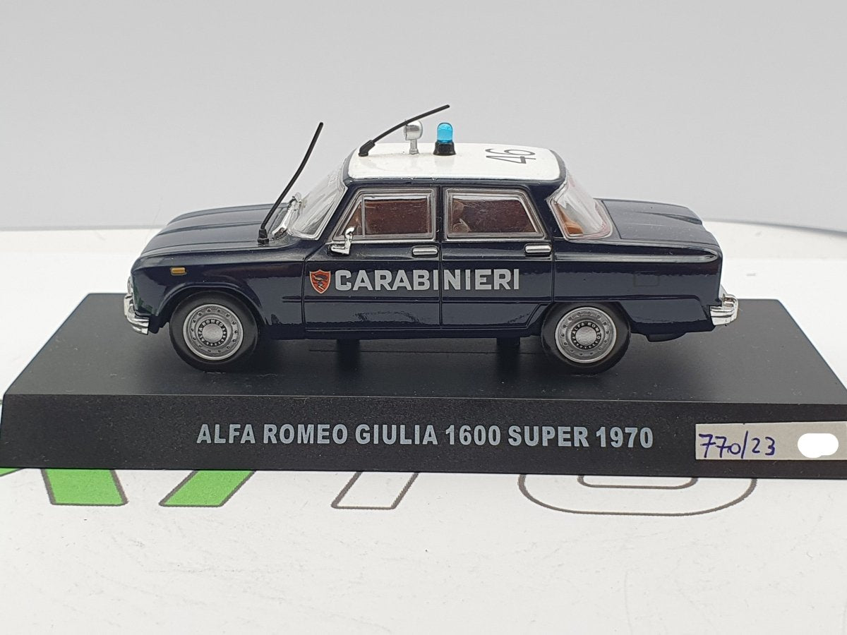 Alfa Romeo Giulia 1600 Super Carabinieri 1970 newsstands 1