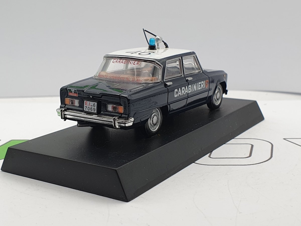 Alfa Romeo Giulia 1600 Super Carabinieri 1970 Edicola 1/43 - RikiToys - Edicola#