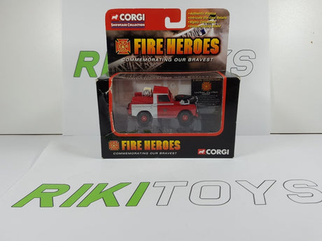 Land Rover 88 Fire Dept Corgi Toys 1/43 Con Scatola - RikiToys - Corgi Toys#