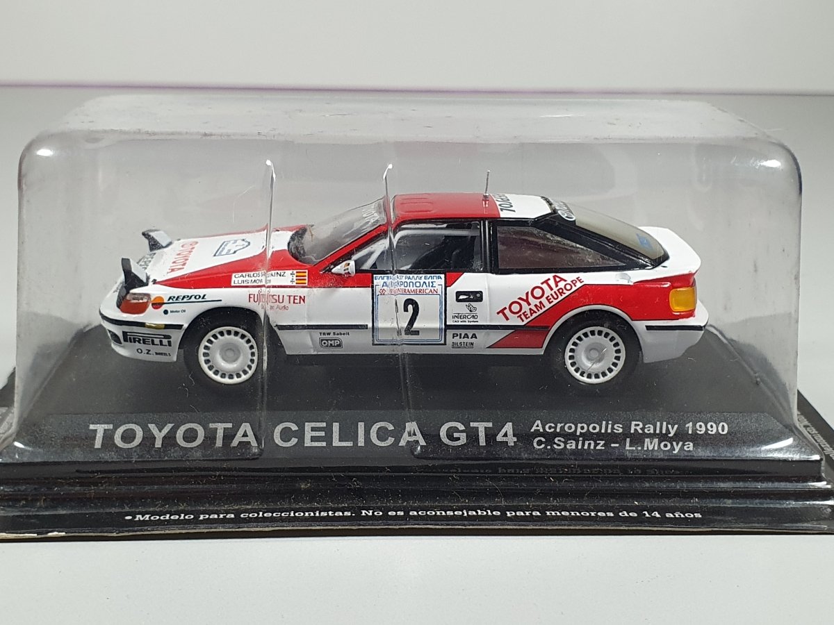Toyota Celica GT4 "Acropolis Rally" Edicola 1/43 Con Scatola - RikiToys - Edicola#